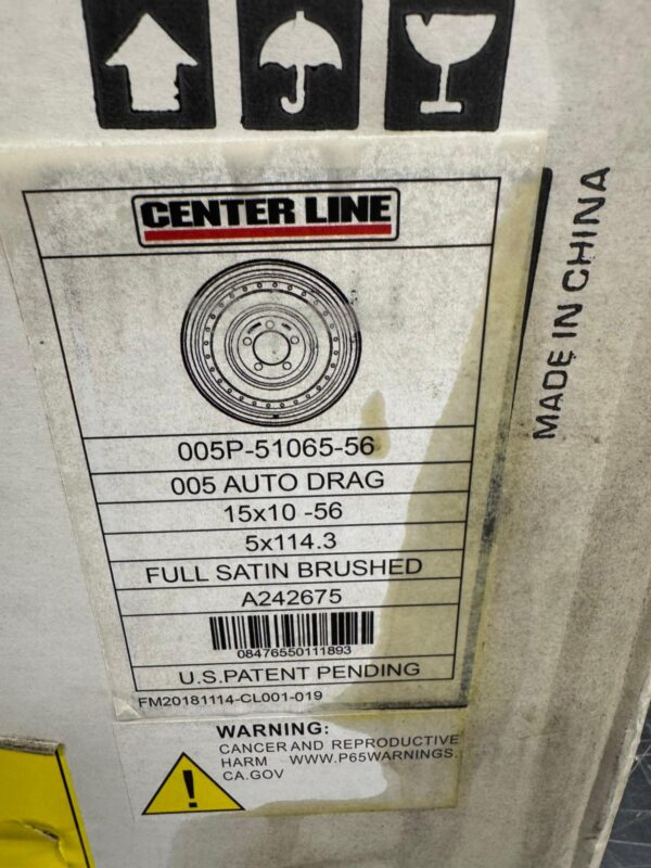 Centreline Wheels 15 X 10